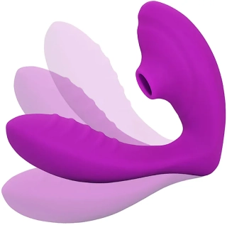 Vibrátor s podtlakovým stimulátorem klitorisu Love Vibe - fialová